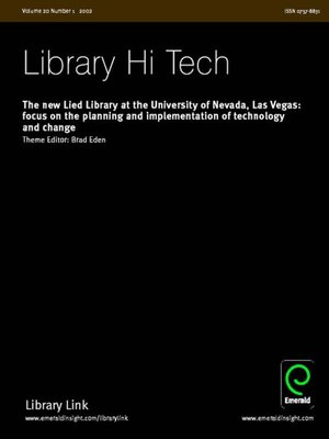 cover image of Library Hi-Tech, Volume 20, Issue 1